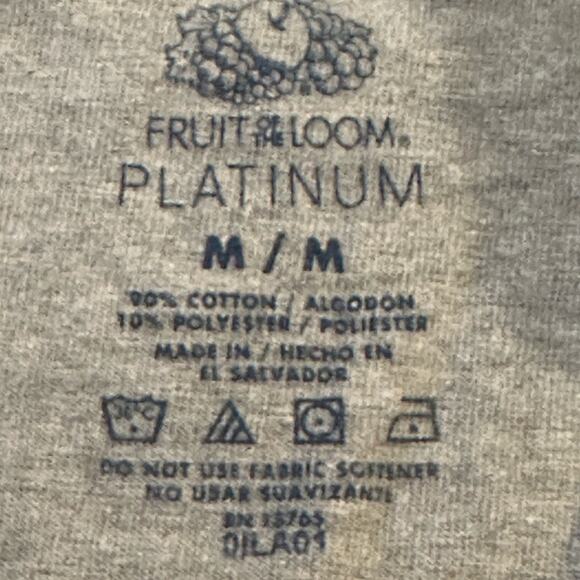 BiLLIE ELLISH T-Shirt SS  GRAY NEON YELLOW GRAPHIC DESiGN MEDIUM NEW - Picture 5 of 5